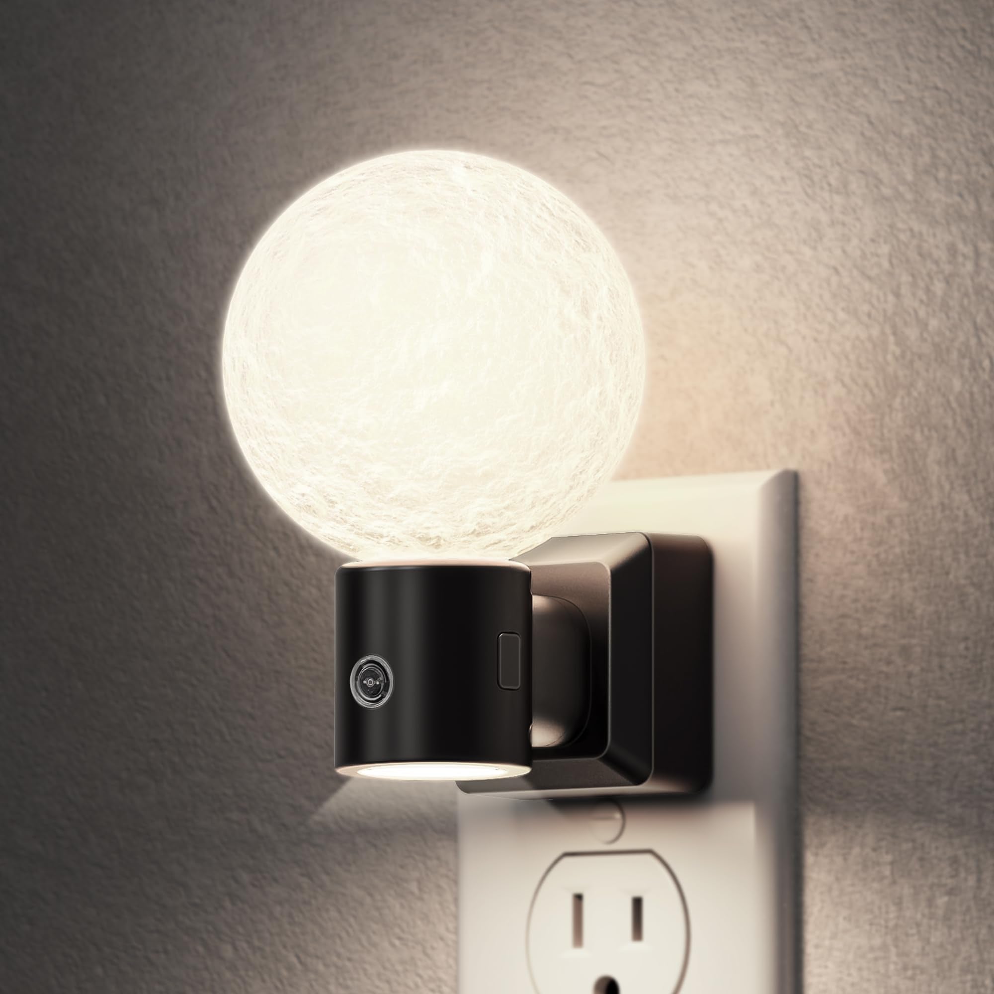 DORESshop Night Light, Night Lights Plug Into Wall [2 Pack], Plug in Night Light, Nightlight, Dusk to Dawn Sensor, Adjustable Brightness Night Lights for Bathroom, Hallway, Stairway, Soft White